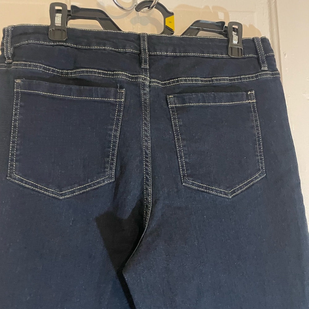 Serra Dark Blue Straight Leg Women's Jeans